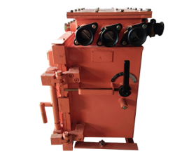 煤礦風(fēng)機(jī)用(yòng)隔爆型雙電(diàn)源真空(kōng)電(diàn)磁起動器(qì)系列QBZ14-2x200x120x80x60/1140（660）SF