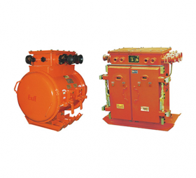 煤礦風(fēng)機(jī)專用(yòng)隔爆型雙電(diàn)源真空(kōng)電(diàn)磁起動器(qì) QBZ14-2x200x120x80x60/1140（660、380）SF